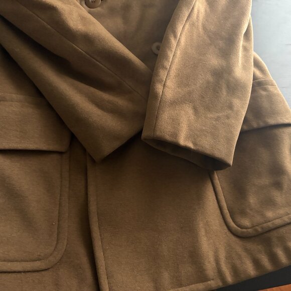 NEW Unworn WWII 1942 Army Officers Overcoat Wool Pea Coat Size 37R Short Mens S - Picture 3 of 9